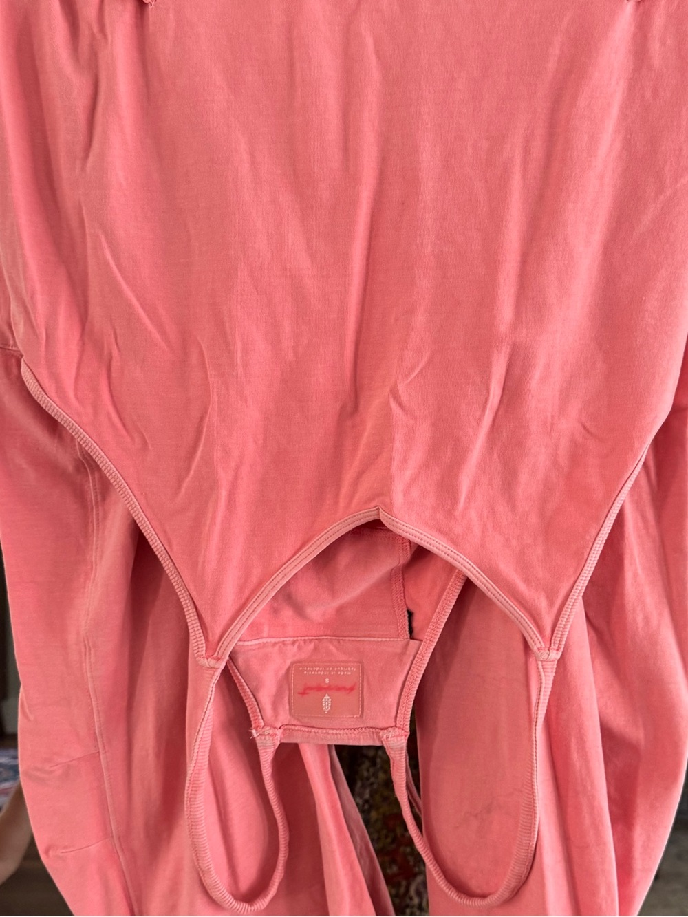 Free People Bright Pink Hotshot onesie